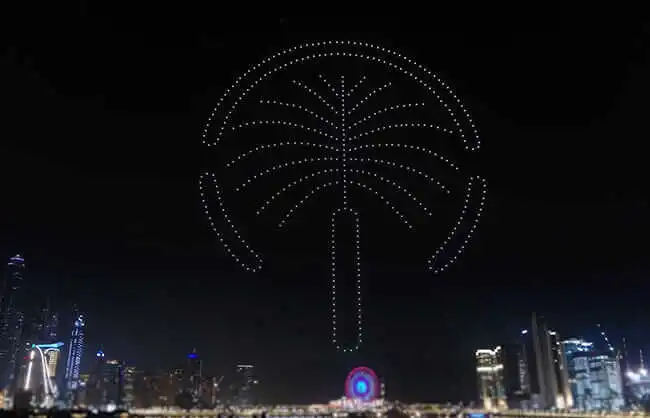 Omniyat Palm Jumeirah Drones Show